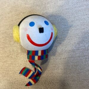JACK IN BOX RETIRED DRESSED 4 WINTER SCARF EAR MUFFS Antenna Topper
